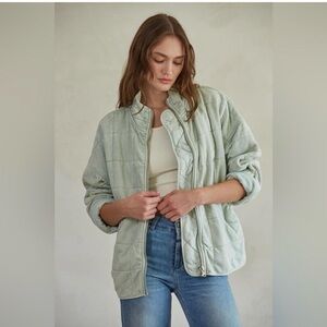 FP Dolman Quilted Knit Jacket